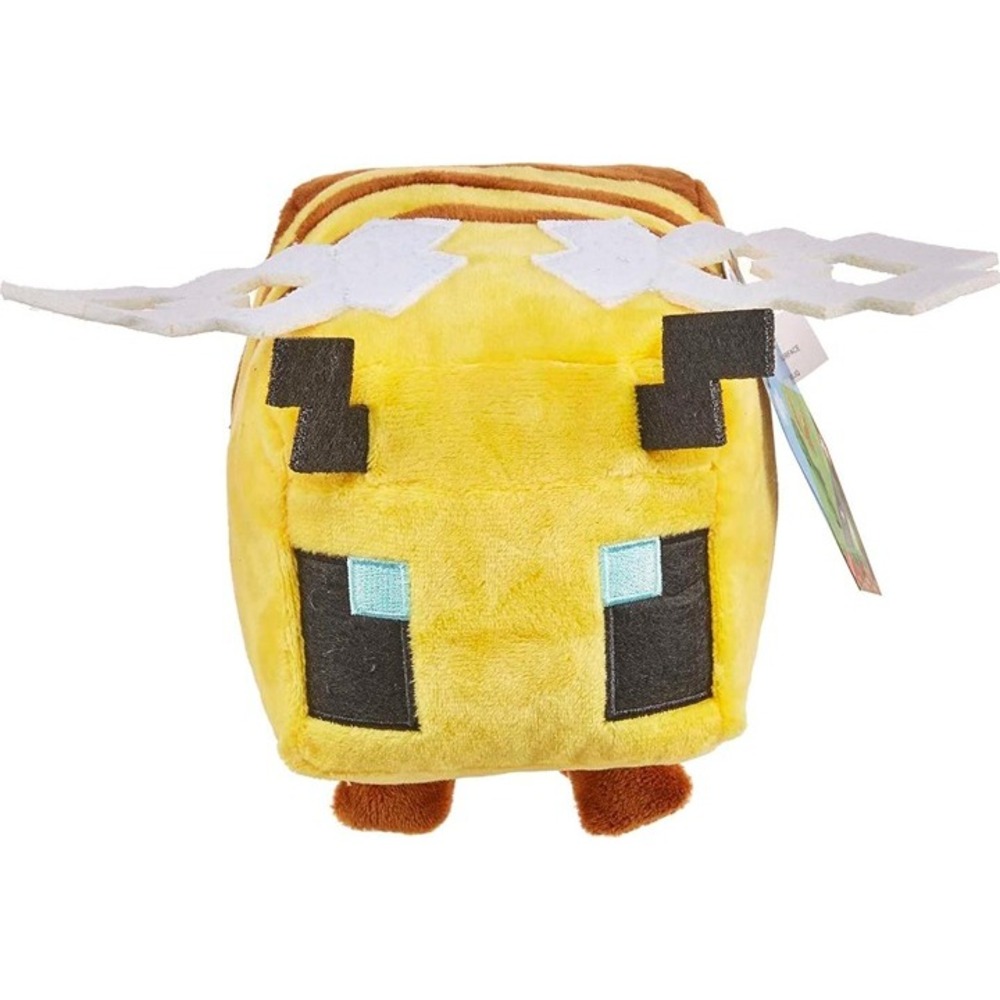 Mattel Minecraft Basic Plush Character Soft Dolls, Video Game-Inspired Bee